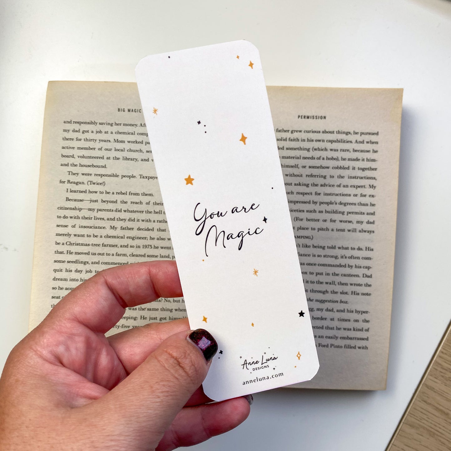 Autumn Illustration Bookmark - Otto - Kawaii Owl