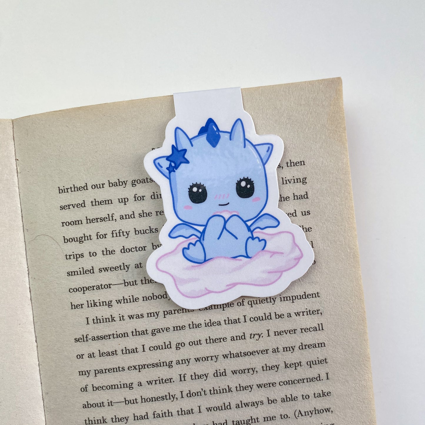 Magnetic Bookmark - Sky - Kawaii Style Dragon