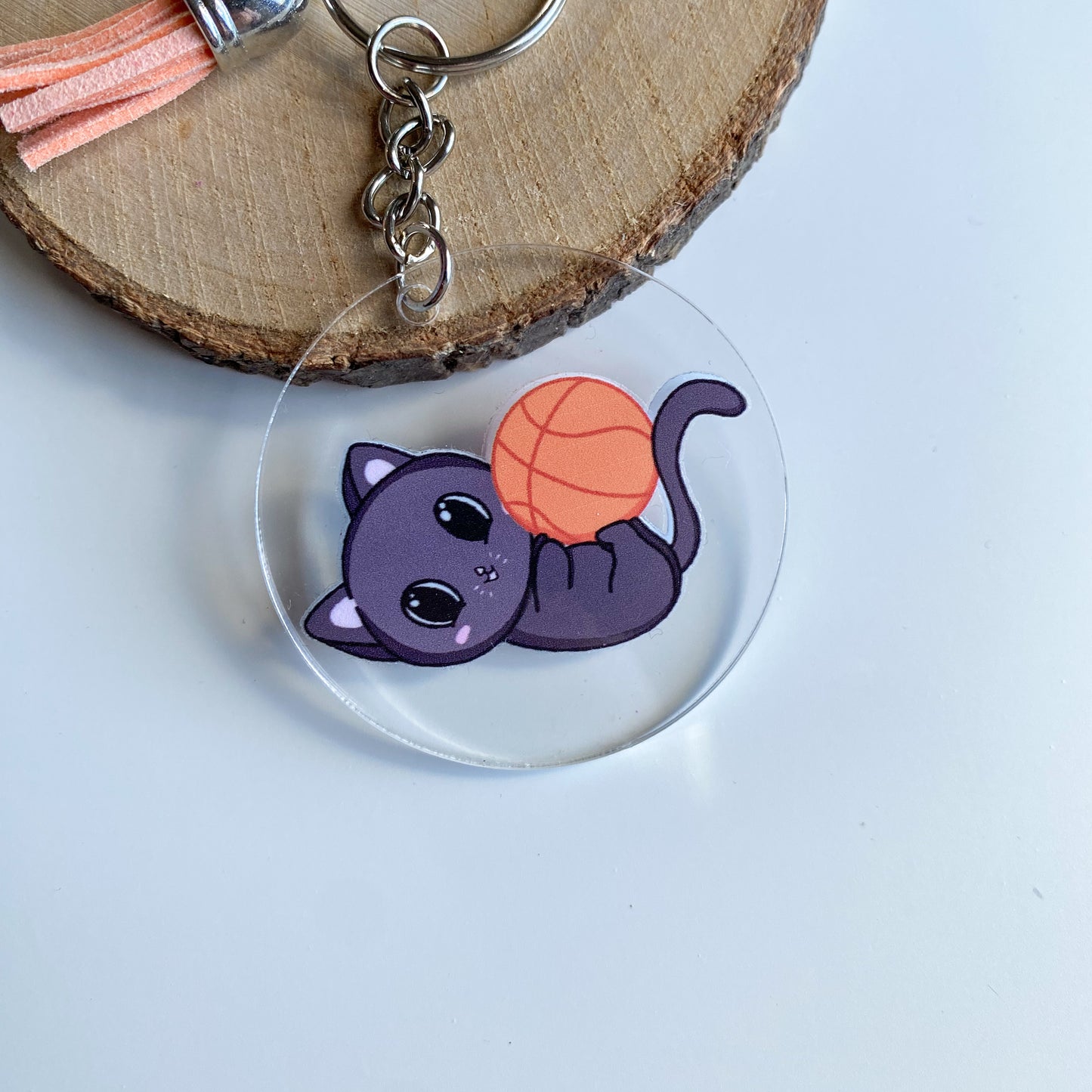 Keychain - Nyx - Kawaii Style Cat