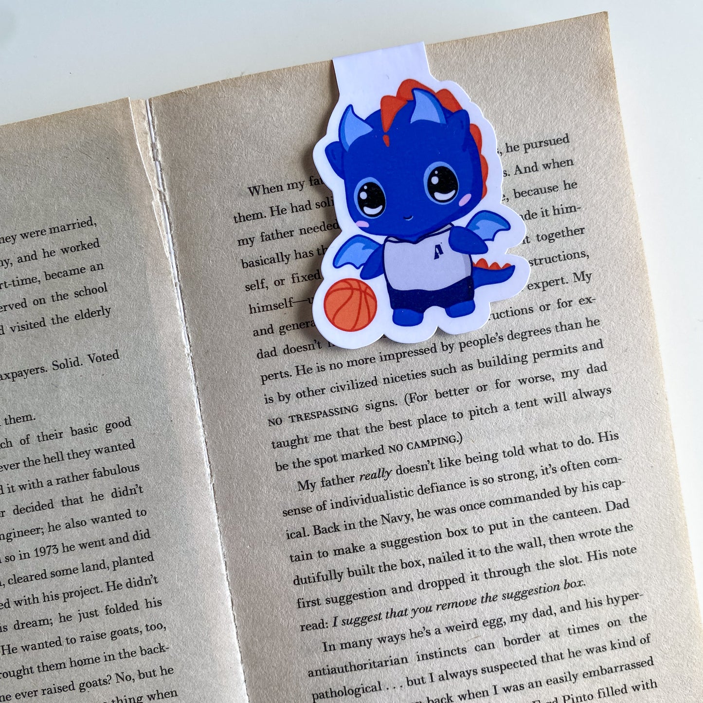 Marcapáginas Magnético - Blu Basket - Dragón estilo Kawaii