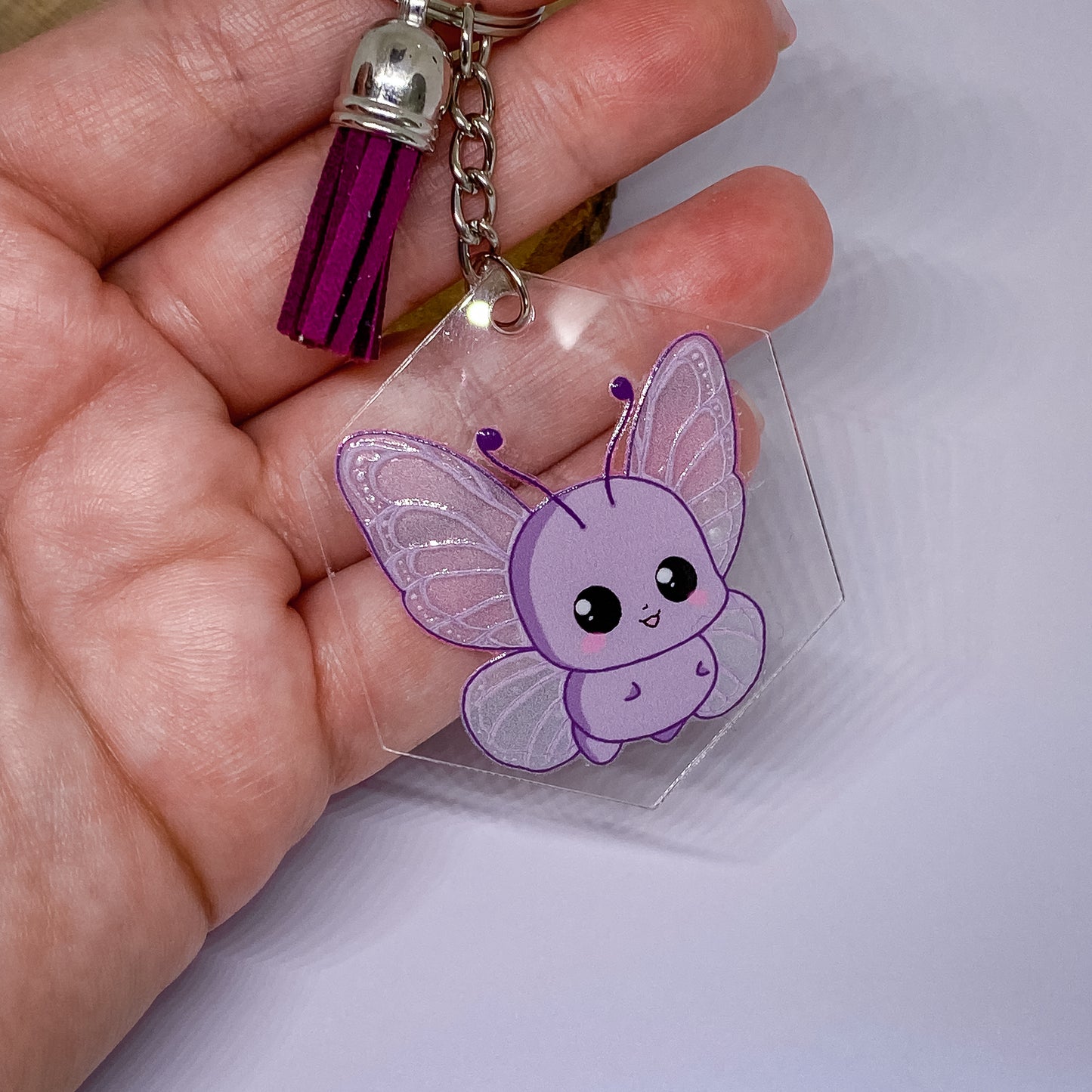Keychain - Mia - Kawaii Style Butterfly