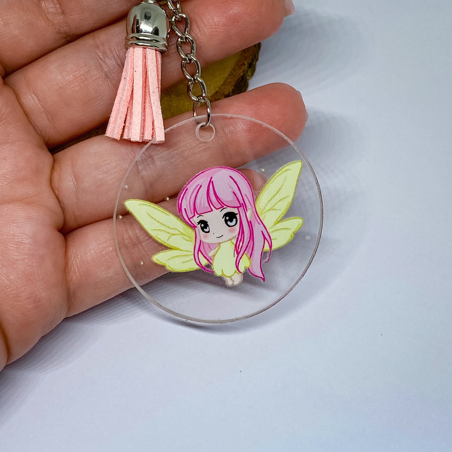 Keychain - Luna - Kawaii Fairy Style