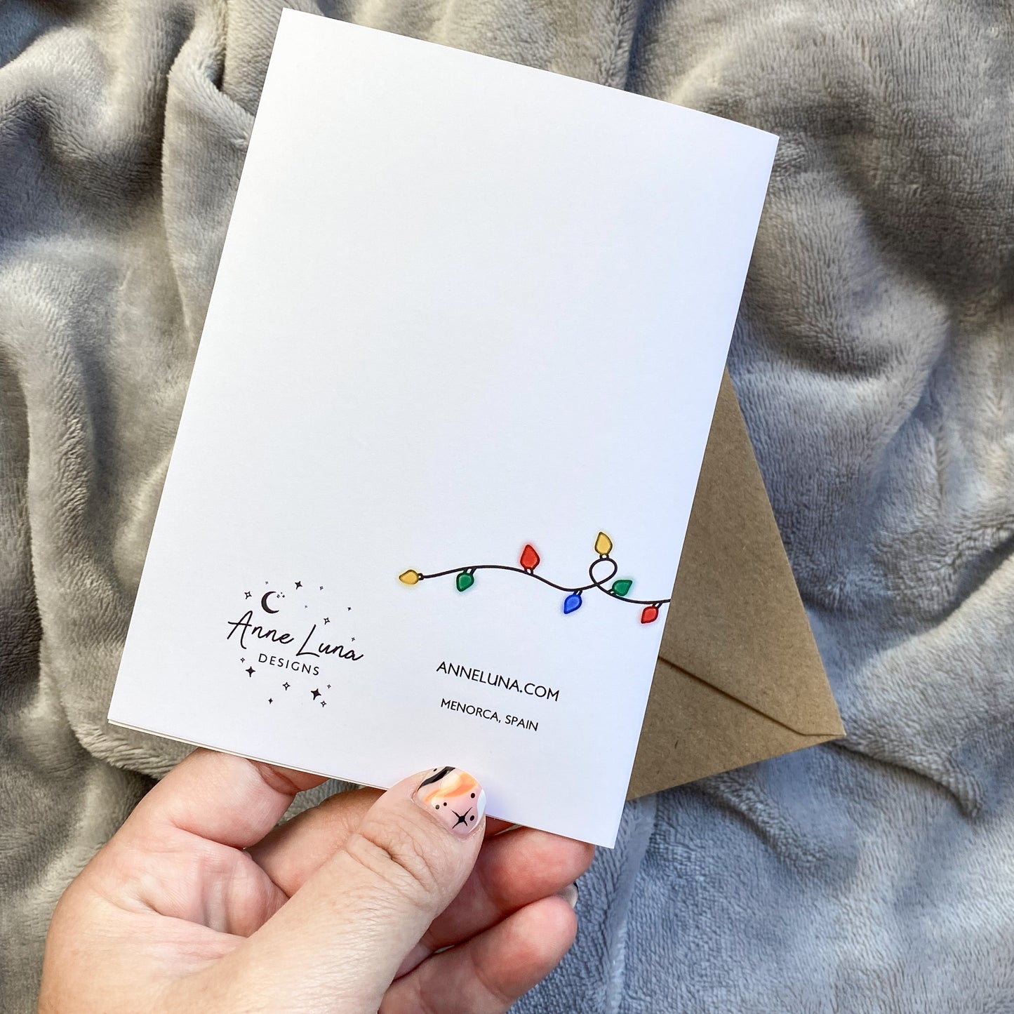 Kawaii Christmas Card - Kai at Christmas