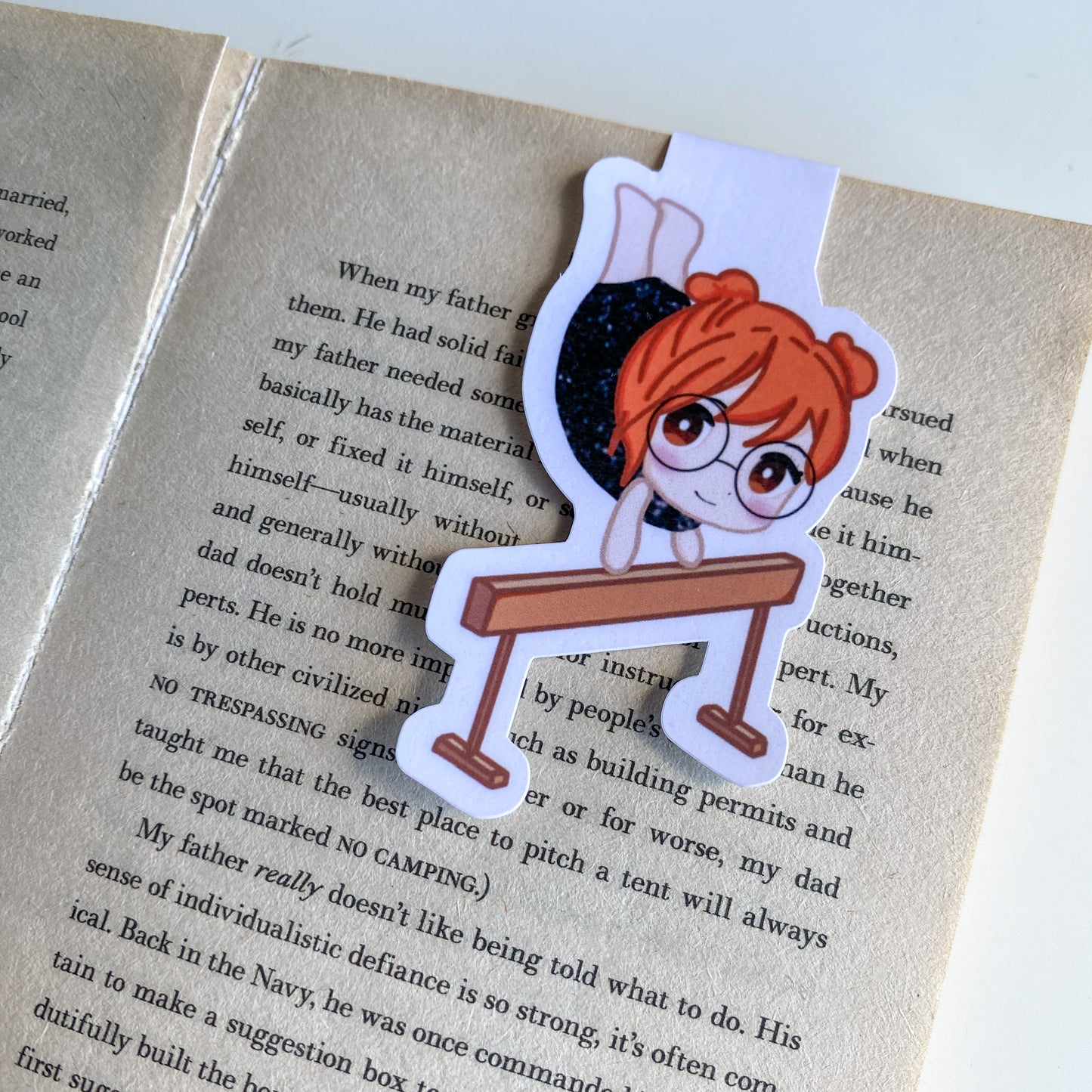 Marcapáginas Magnético - Elly Gimnasta - Bruja estilo Kawaii