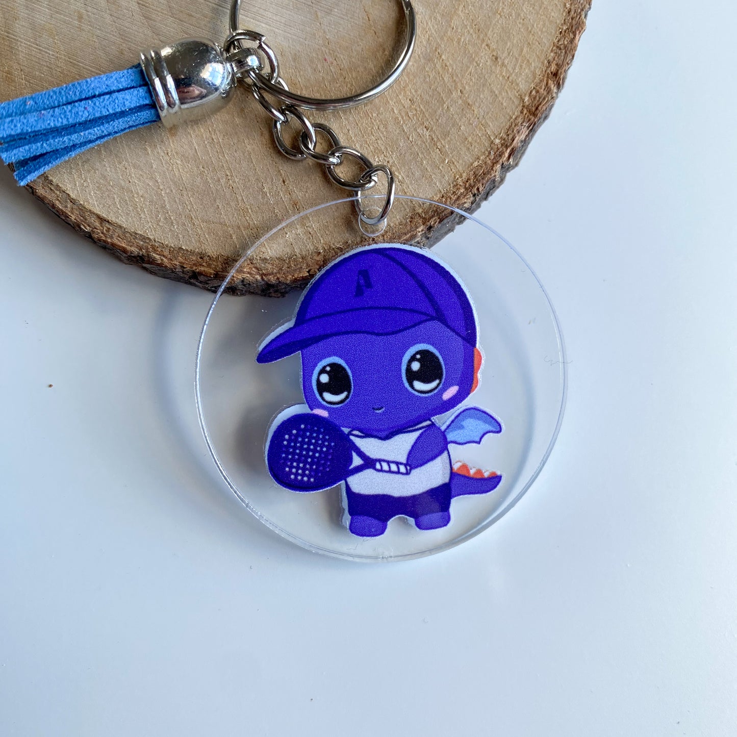 Keychain - Blu - Kawaii Style Dragon