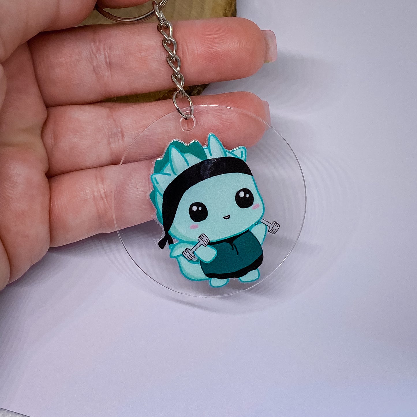 Keychain - Kai - Kawaii Style Dragon