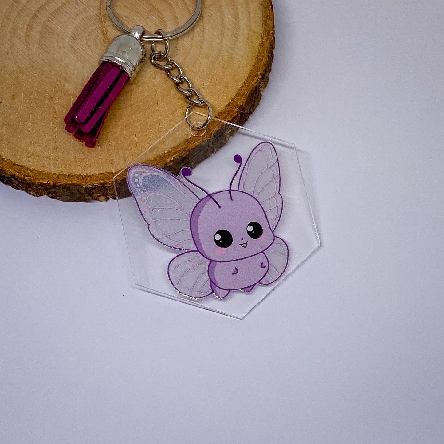 Keychain - Mia - Kawaii Style Butterfly