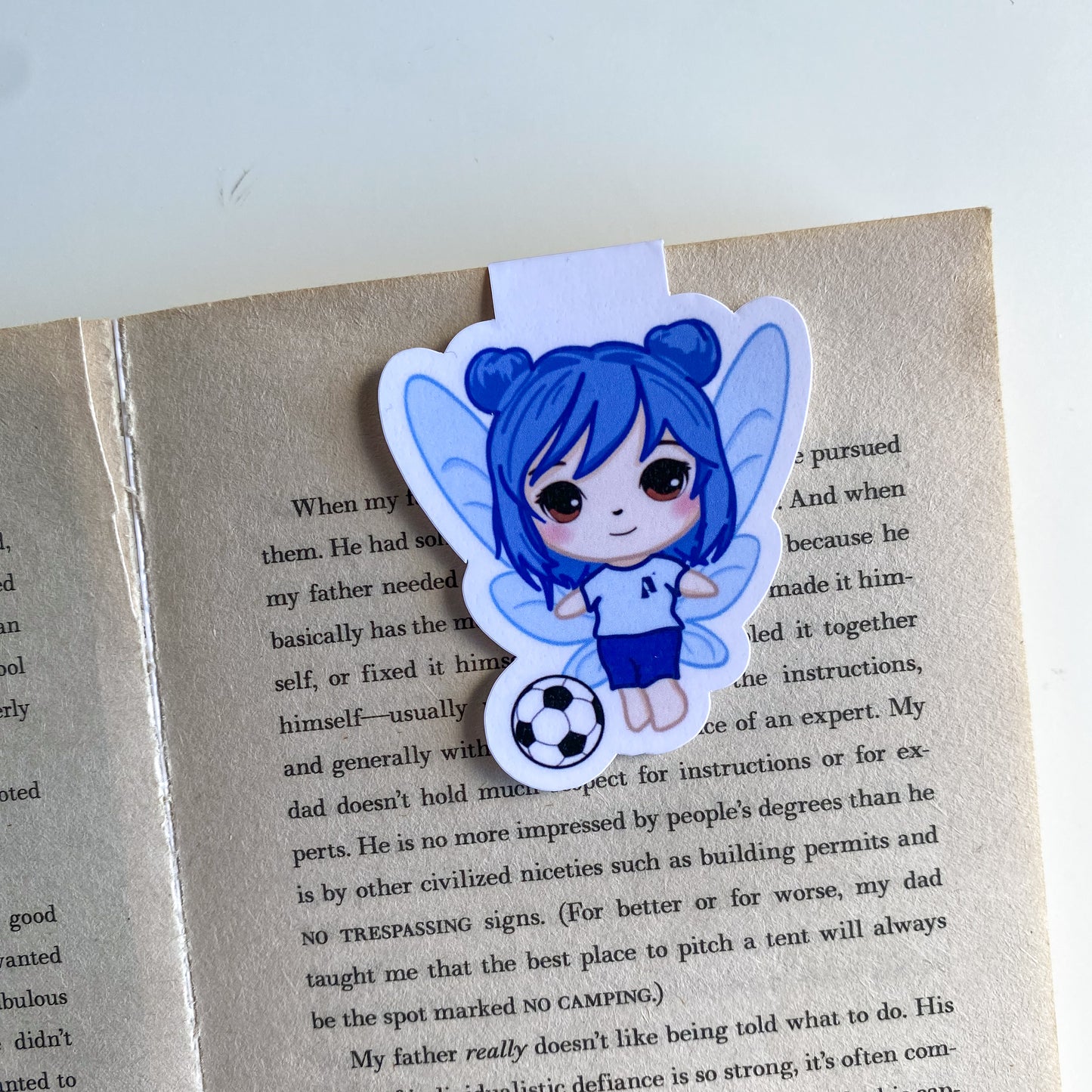 Marcapáginas Magnético - Anya Futbolista - Hada estilo Kawaii
