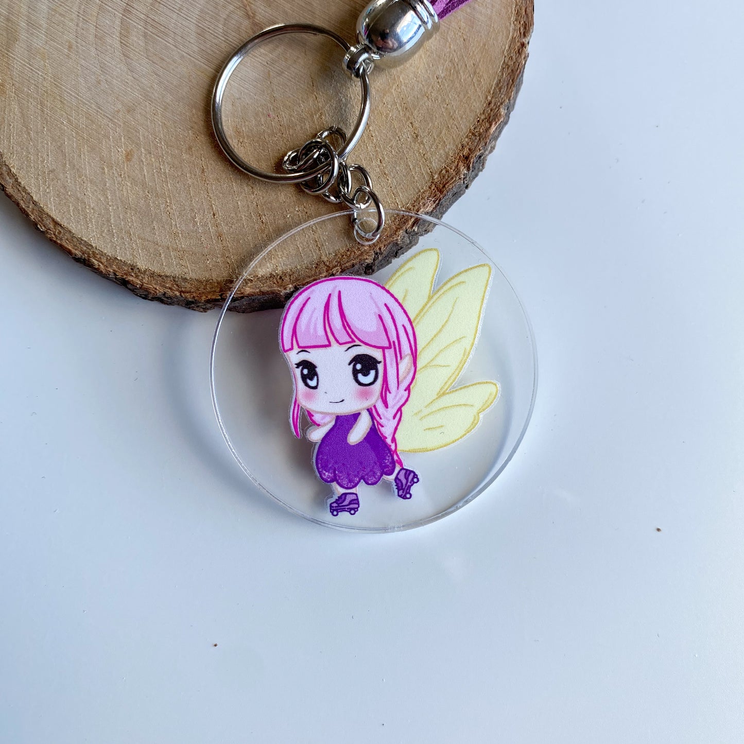 Keychain - Luna - Kawaii Fairy Style