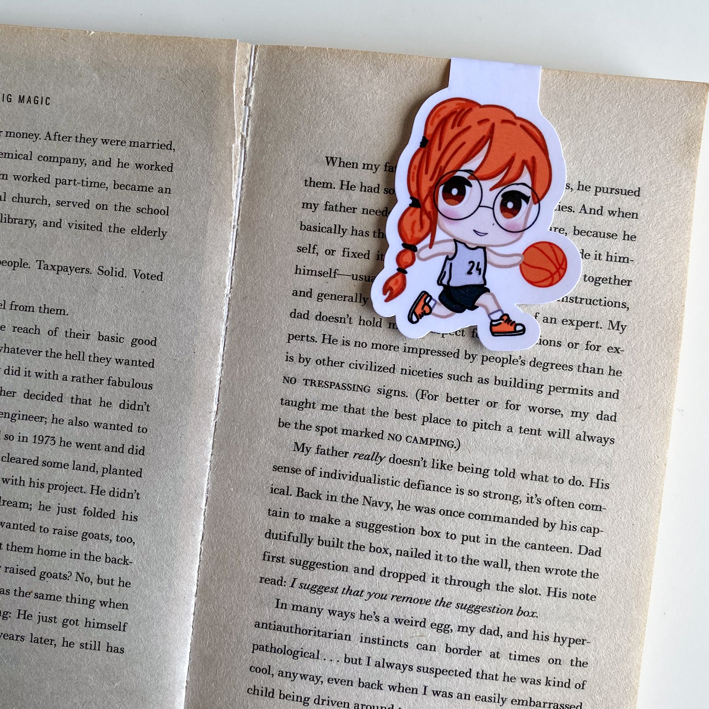 Magnetic Bookmark - Elly - Kawaii Witch