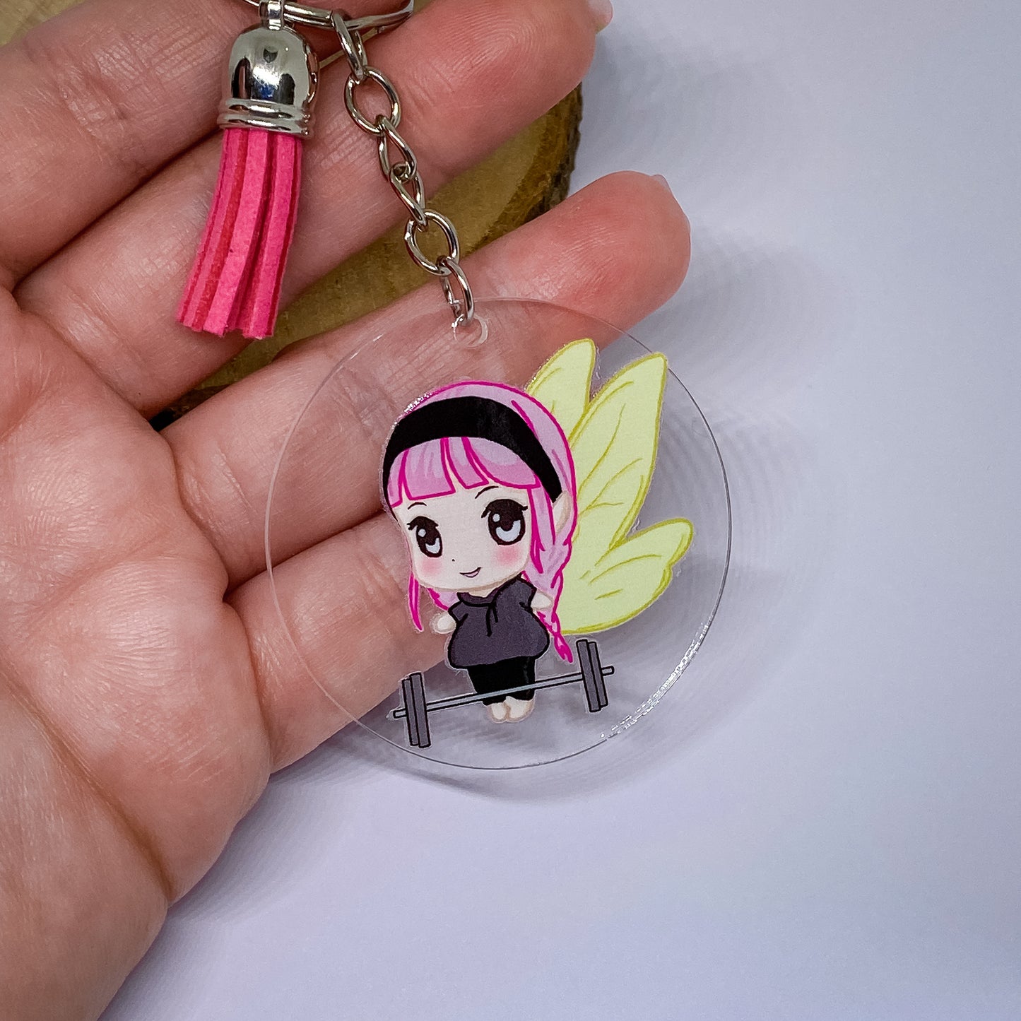 Keychain - Luna - Kawaii Fairy Style