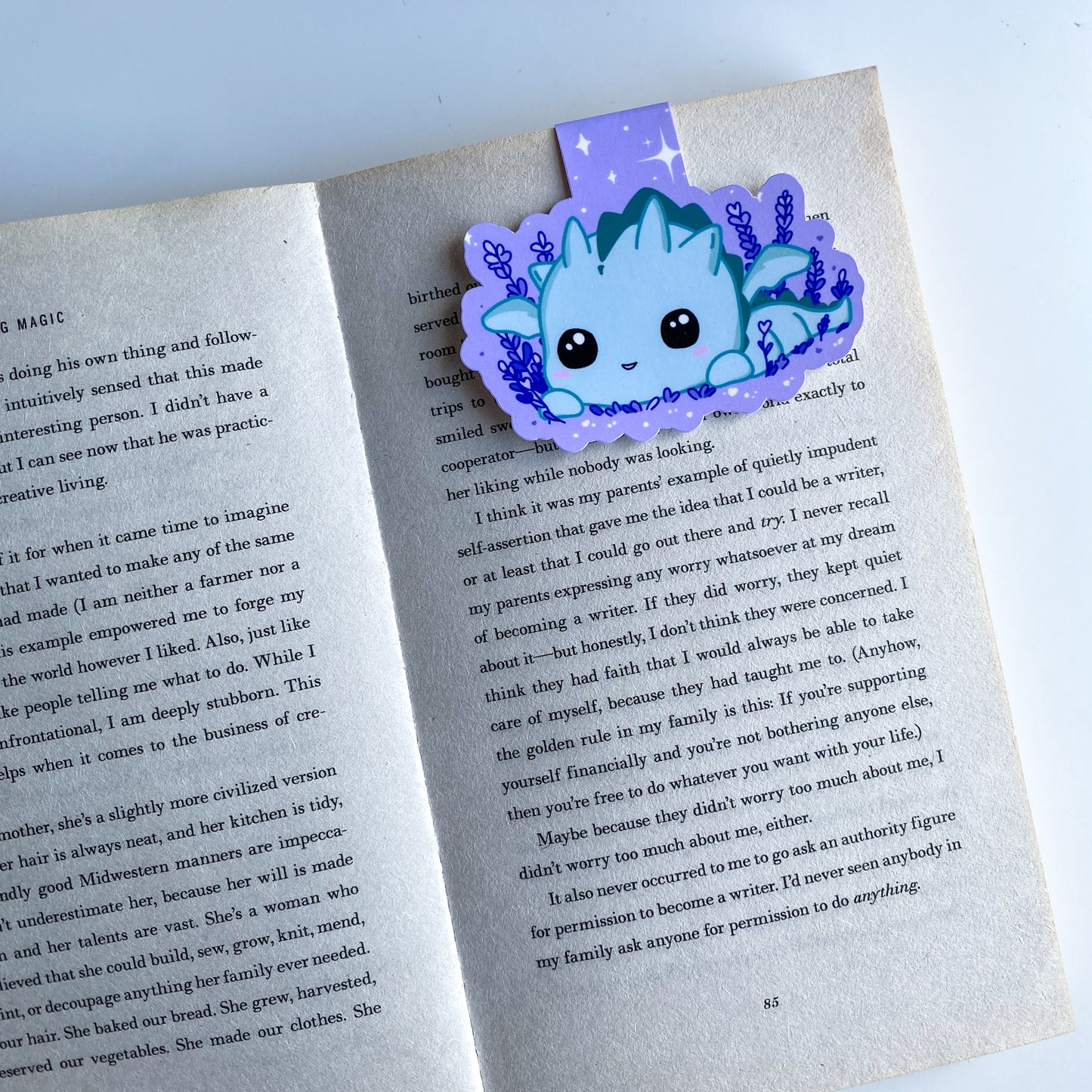 Magnetic Bookmark - Kai - Kawaii Style Dragon