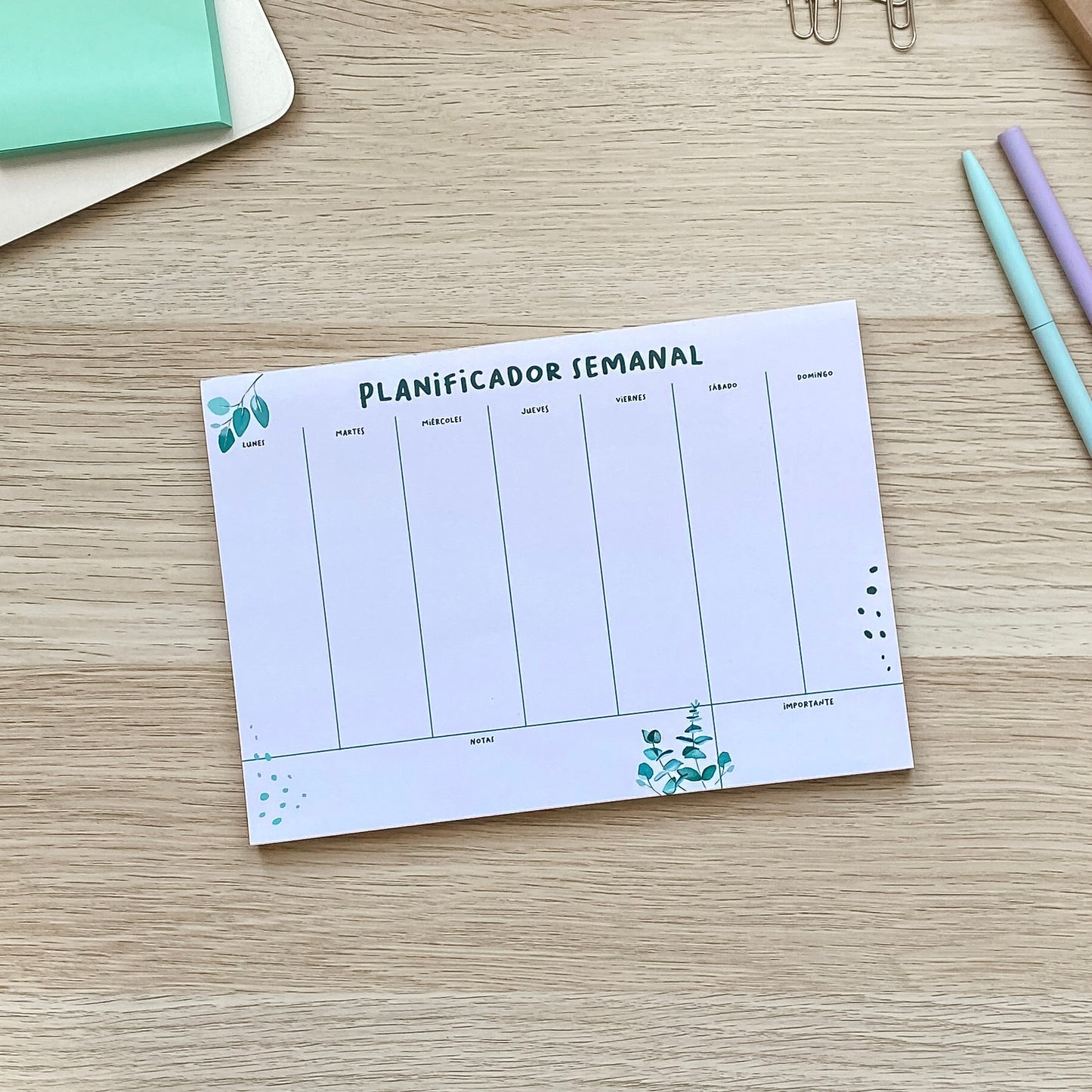 Eucalyptus Weekly Planner