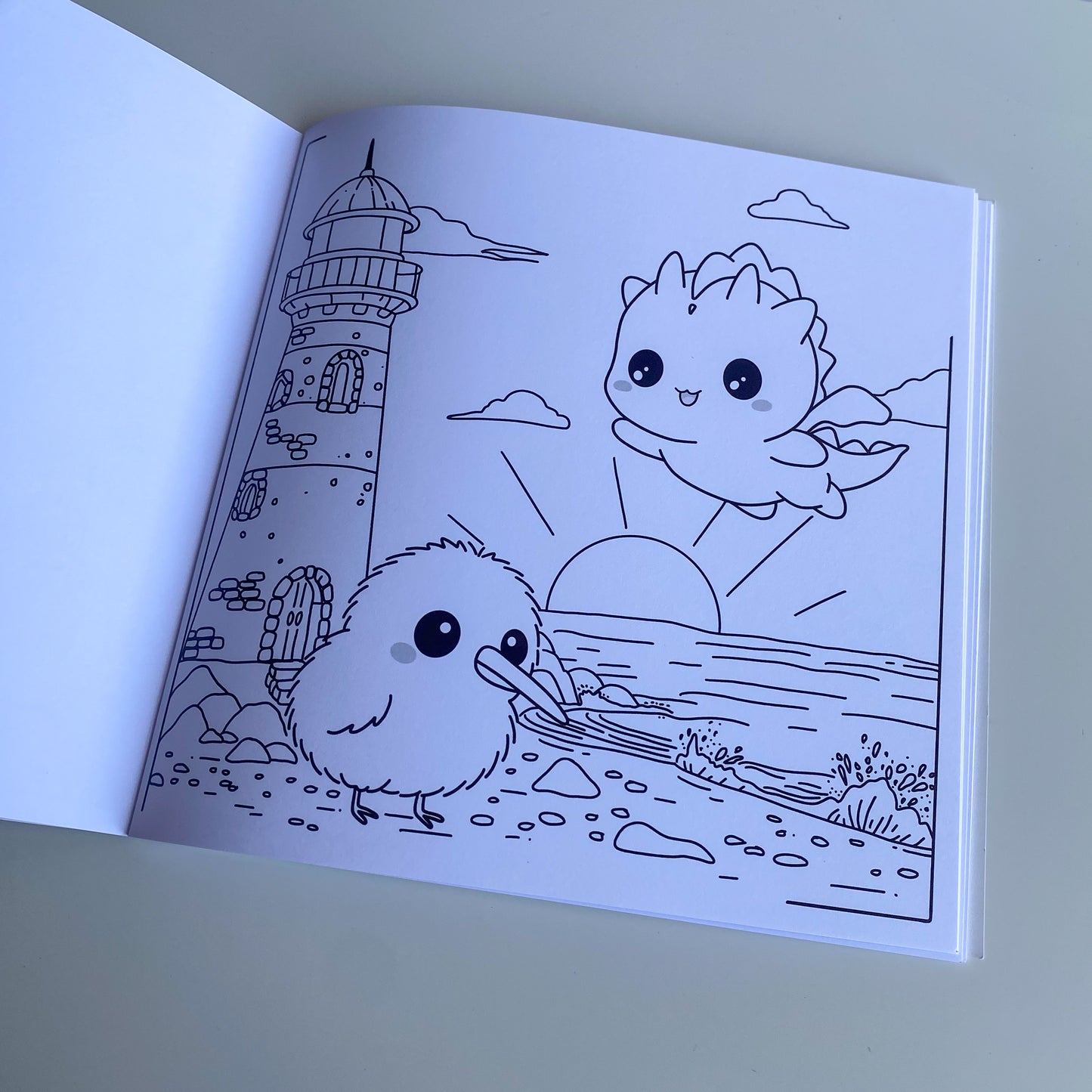 Mundo Mágico Kawaii – Libro de Colorear
