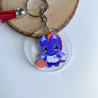 Llavero - Blu Baloncesto - Dragón Estilo Kawaii