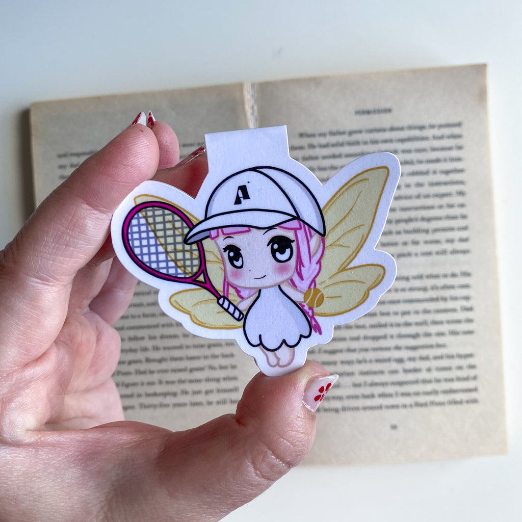 Magnetic Bookmark - Luna Tennis Player - Kawaii Fairy