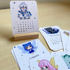 Mini Calendario Kawaii Ilustrado Hecho a Mano – Artkaii