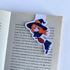 Magnetic Bookmark - Elly and Nyx - Kawaii Witch and Cat
