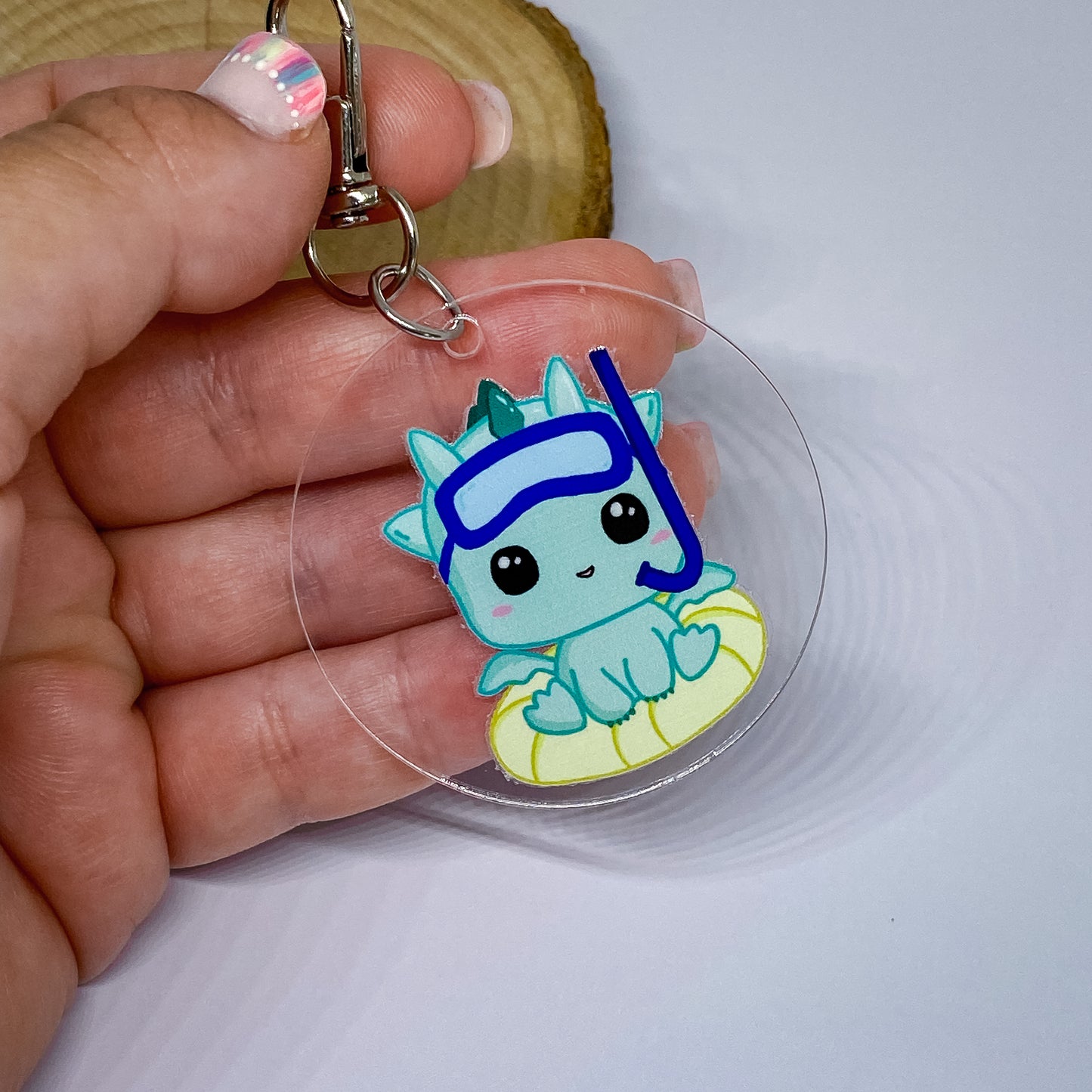 Keychain - Kai - Kawaii Style Dragon