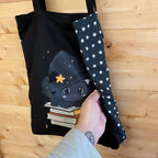 Bolsa Tote Bag con Diseño Kawaii - Nyx
