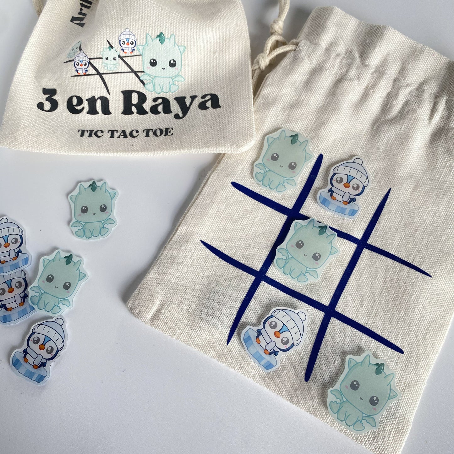 3 en Raya - Juego de Mesa Kawaii