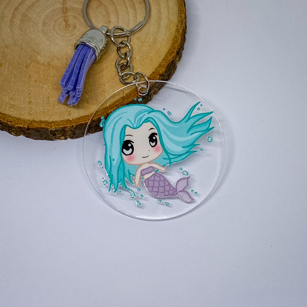 Llavero - Izzy - Sirena Estilo Kawaii
