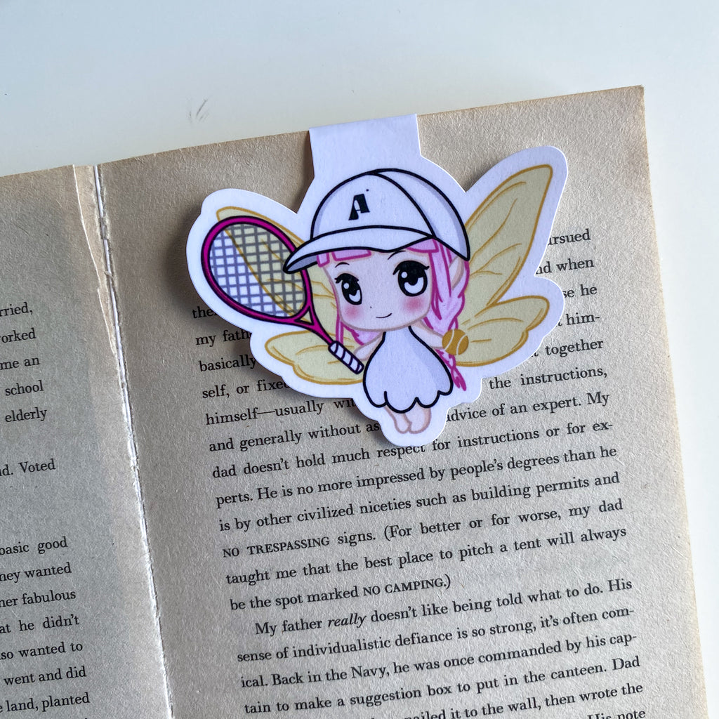 Magnetic Bookmark - Luna Tennis Player - Kawaii Fairy