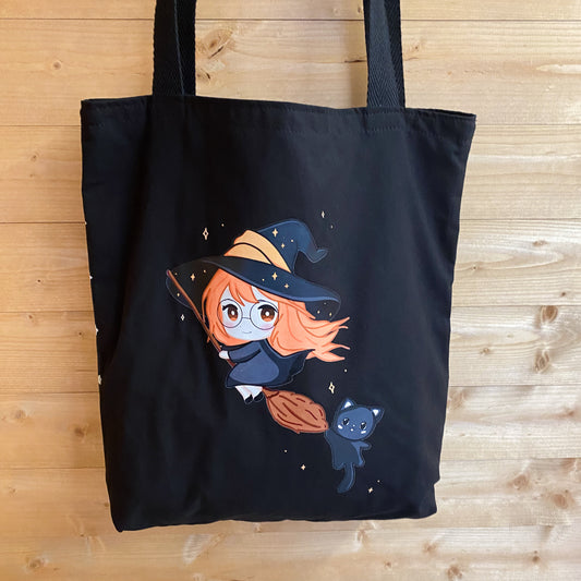 Bolsa Tote Bag con Diseño Kawaii - Elly y Nyx