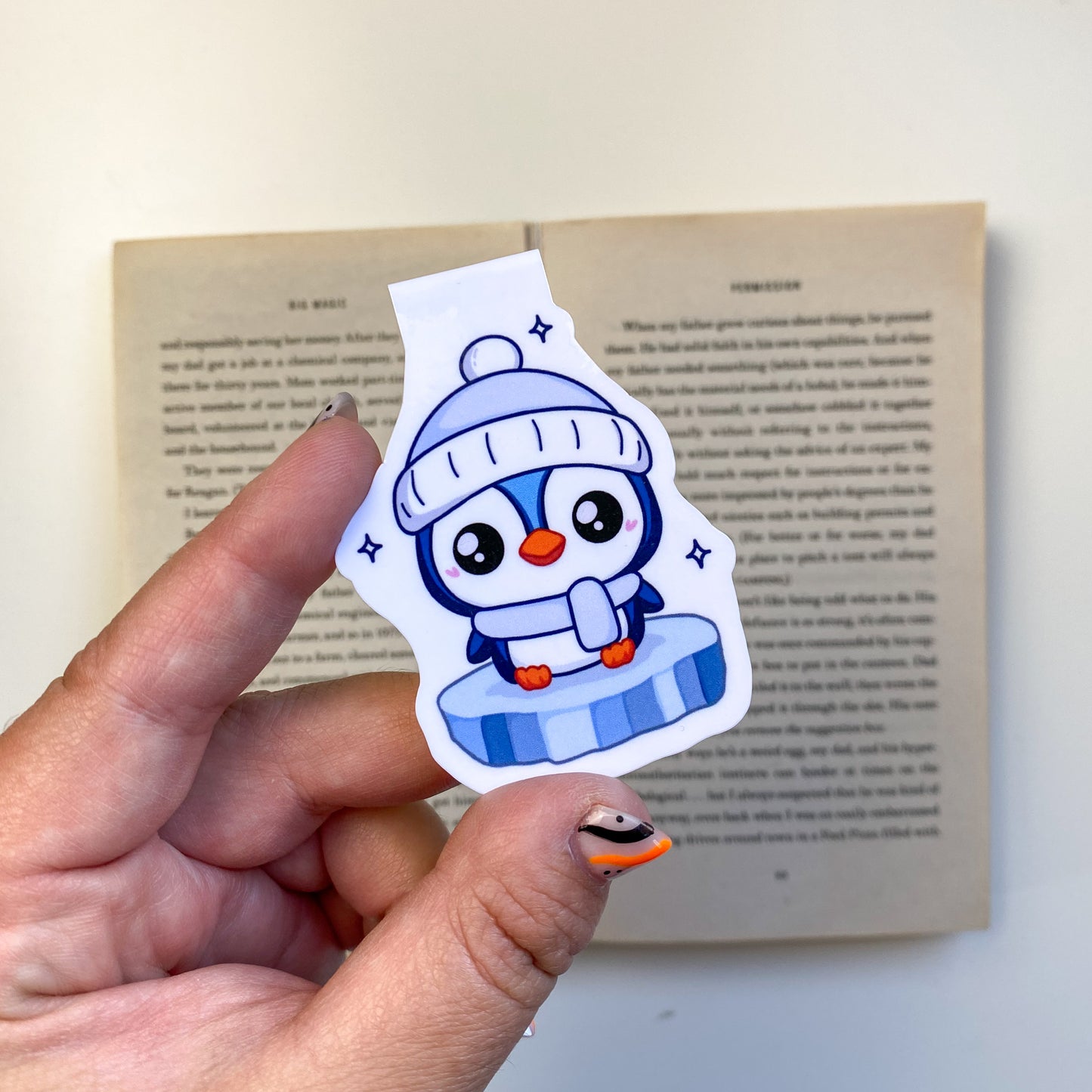 Magnetic Bookmark - Picky - Kawaii Penguin