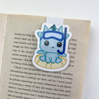 Magnetic Bookmark - Kai with Float - Kawaii Style Dragon