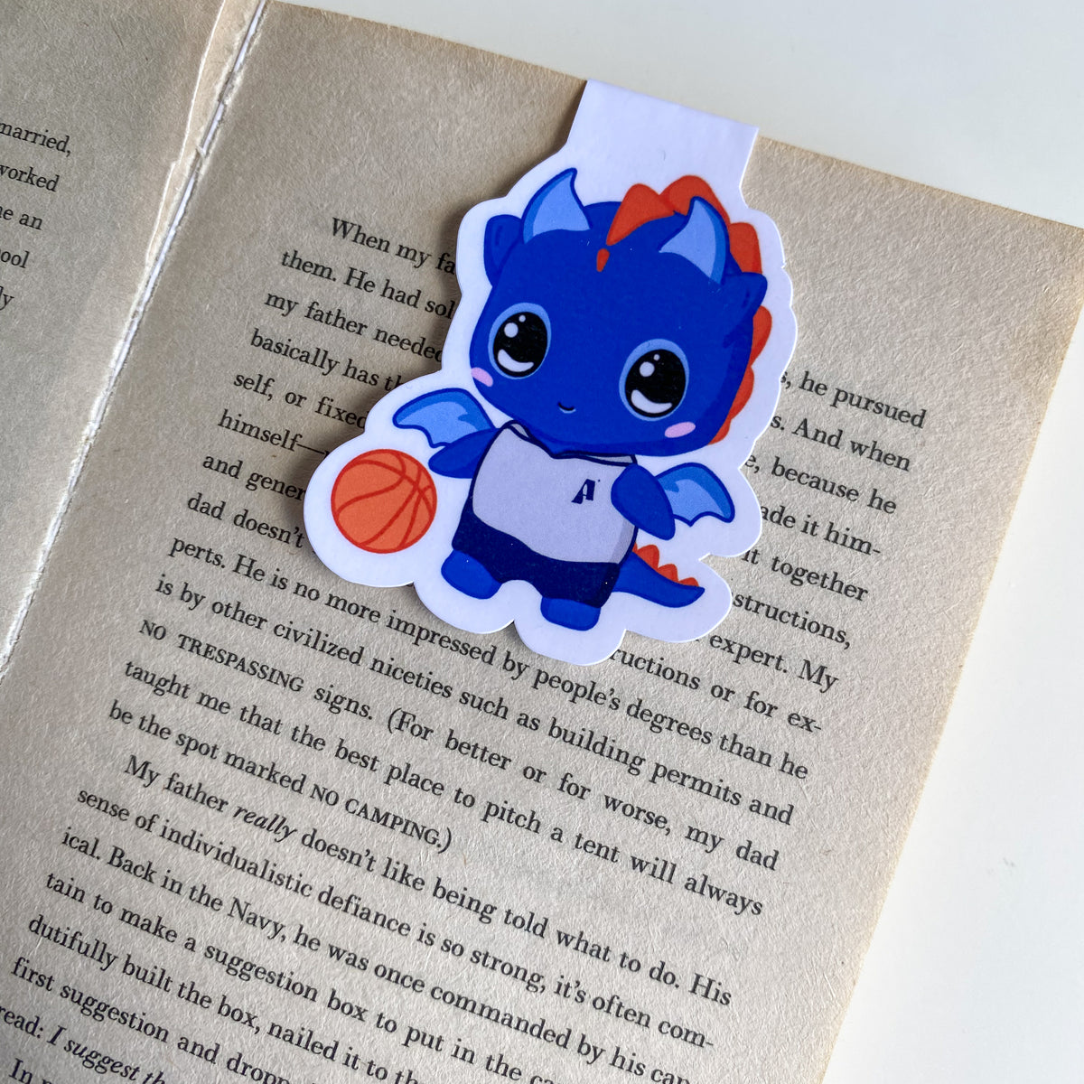Marcapáginas Magnético - Blu Basket - Dragón estilo Kawaii