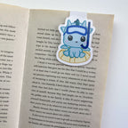 Magnetic Bookmark - Kai with Float - Kawaii Style Dragon