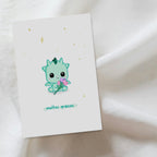 Customizable Kawaii Thank You Card - Kai