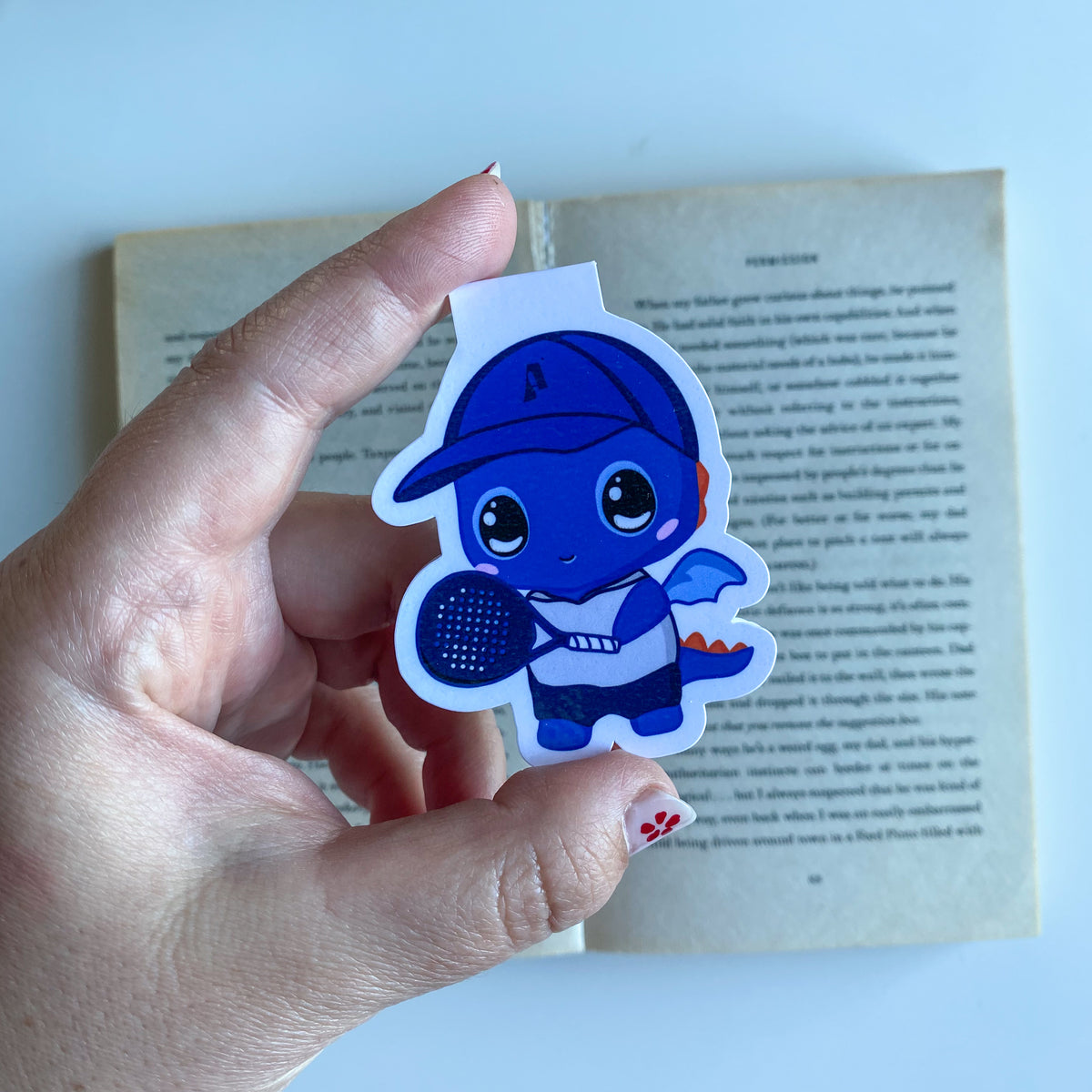 Marcapáginas Magnético - Blu Padel - Dragón estilo Kawaii