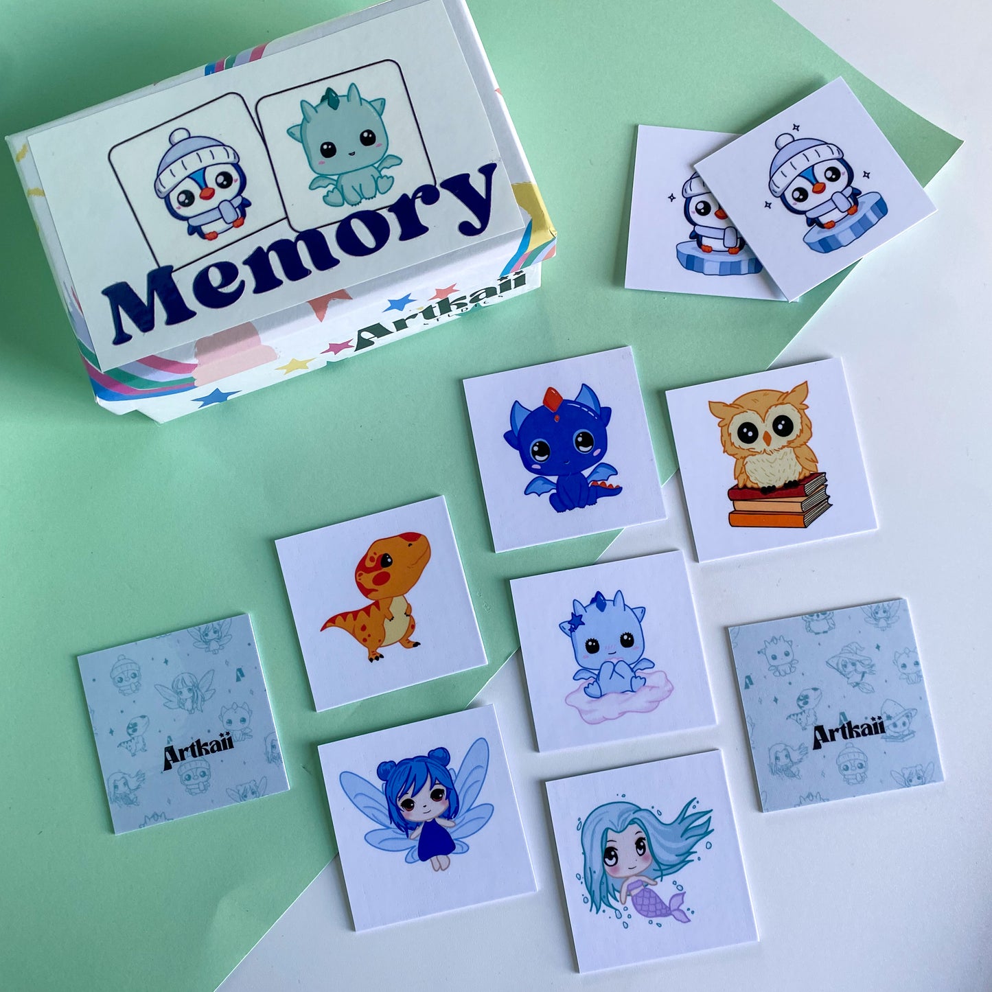 Memory - Juego de Mesa Kawaii