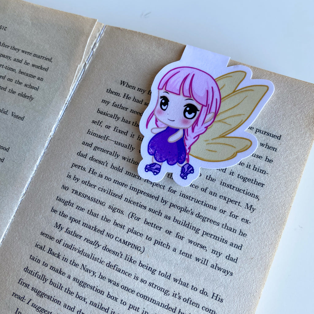 Magnetic Bookmark - Luna Skater - Kawaii Fairy