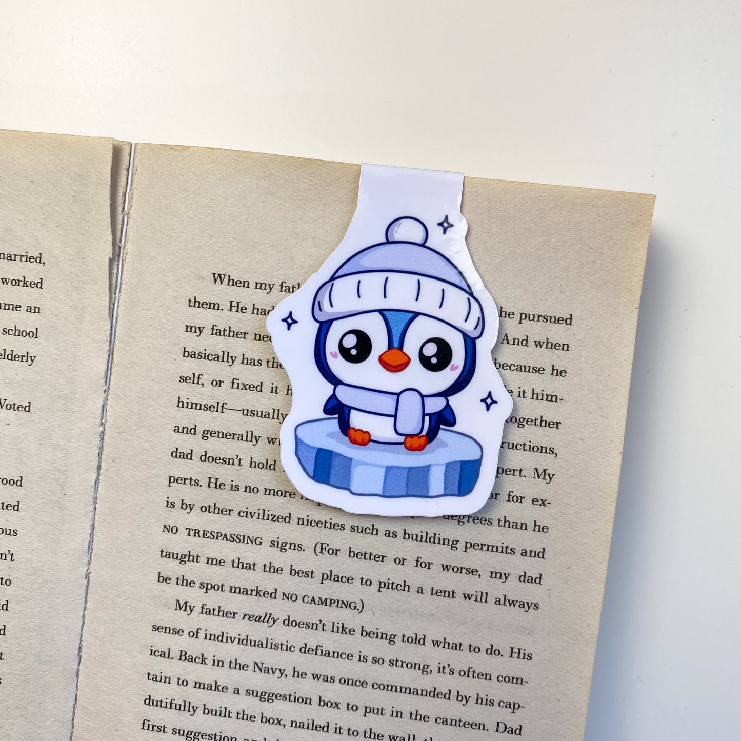 Magnetic Bookmark - Picky - Kawaii Penguin