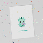Customizable Kawaii Thank You Card - Kai