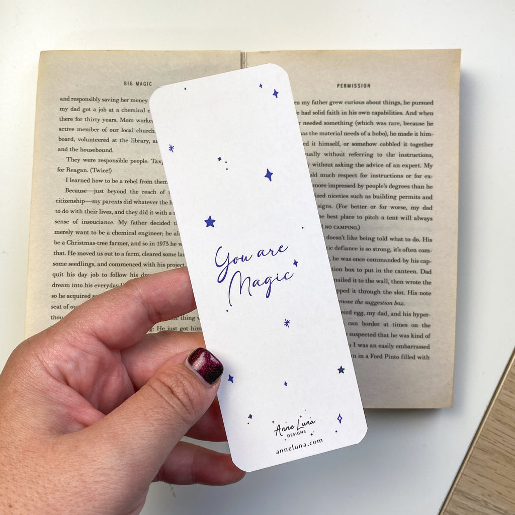 Autumn Illustration Bookmark - Kai - Kawaii Style Dragon