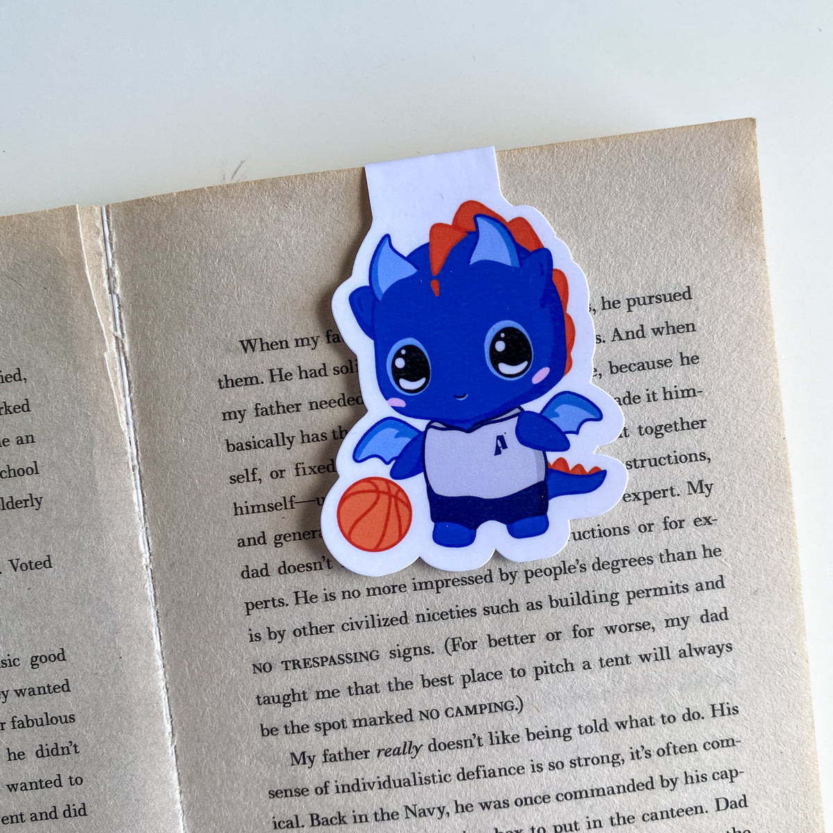 Marcapáginas Magnético - Blu Basket - Dragón estilo Kawaii