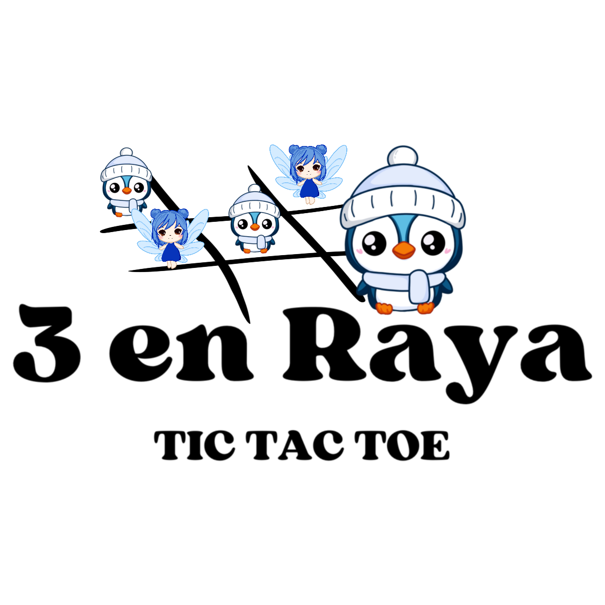 3 en Raya - Juego de Mesa Kawaii