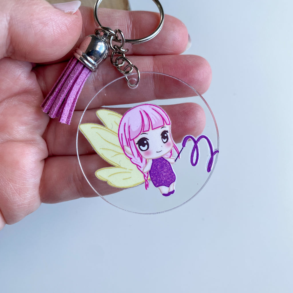 Keychain - Luna Gymnast - Kawaii Style Fairy