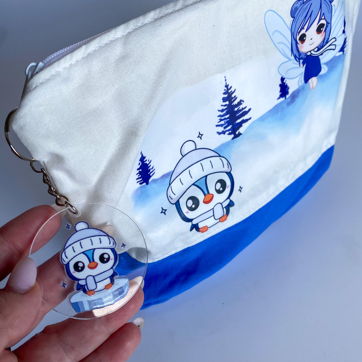 Llavero - Piko - Pingüino Estilo Kawaii