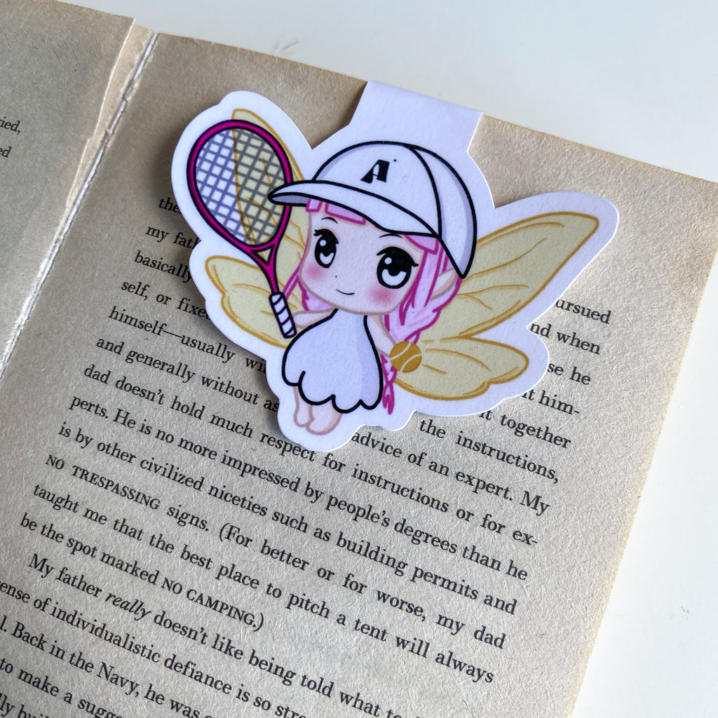 Magnetic Bookmark - Luna Tennis Player - Kawaii Fairy