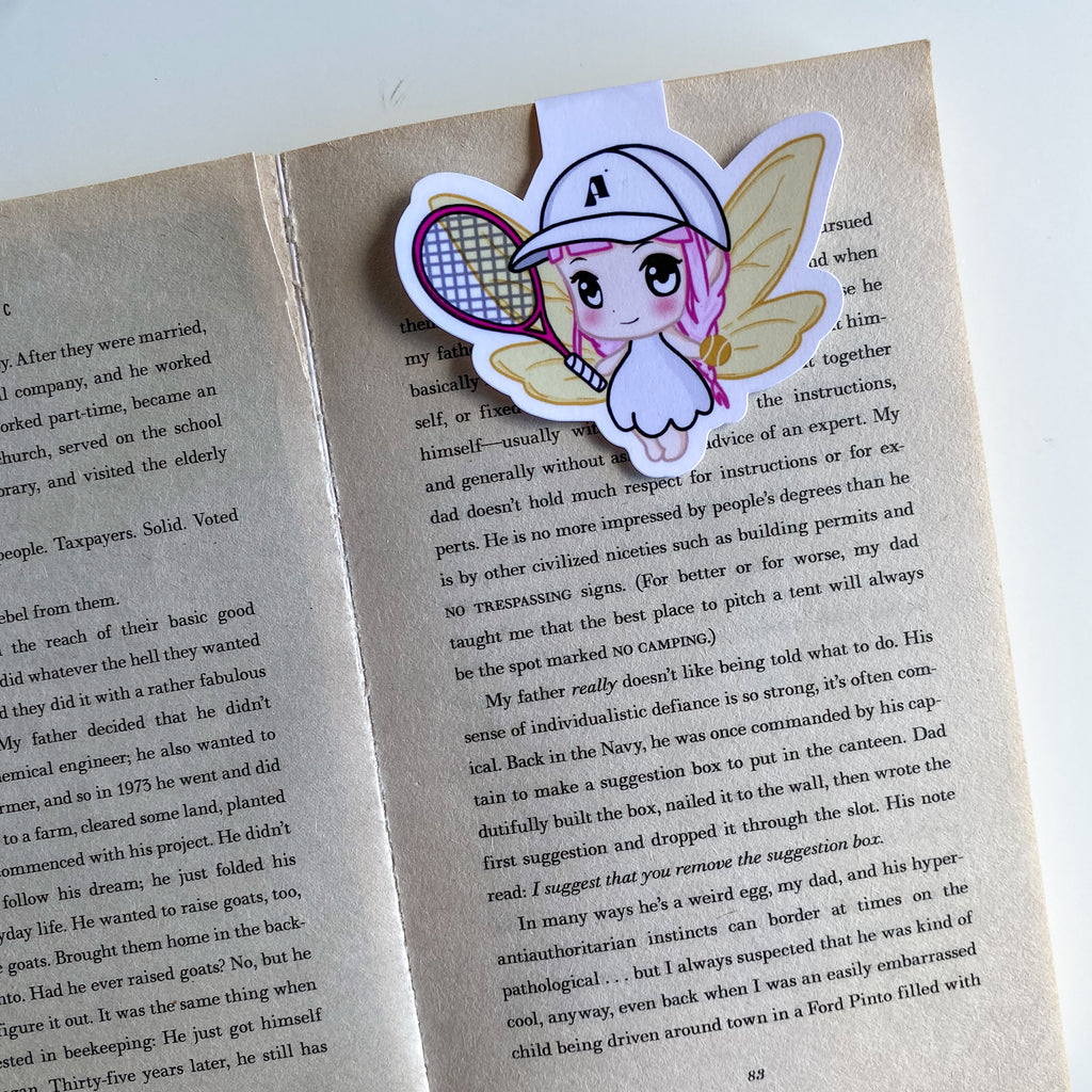 Magnetic Bookmark - Luna Tennis Player - Kawaii Fairy