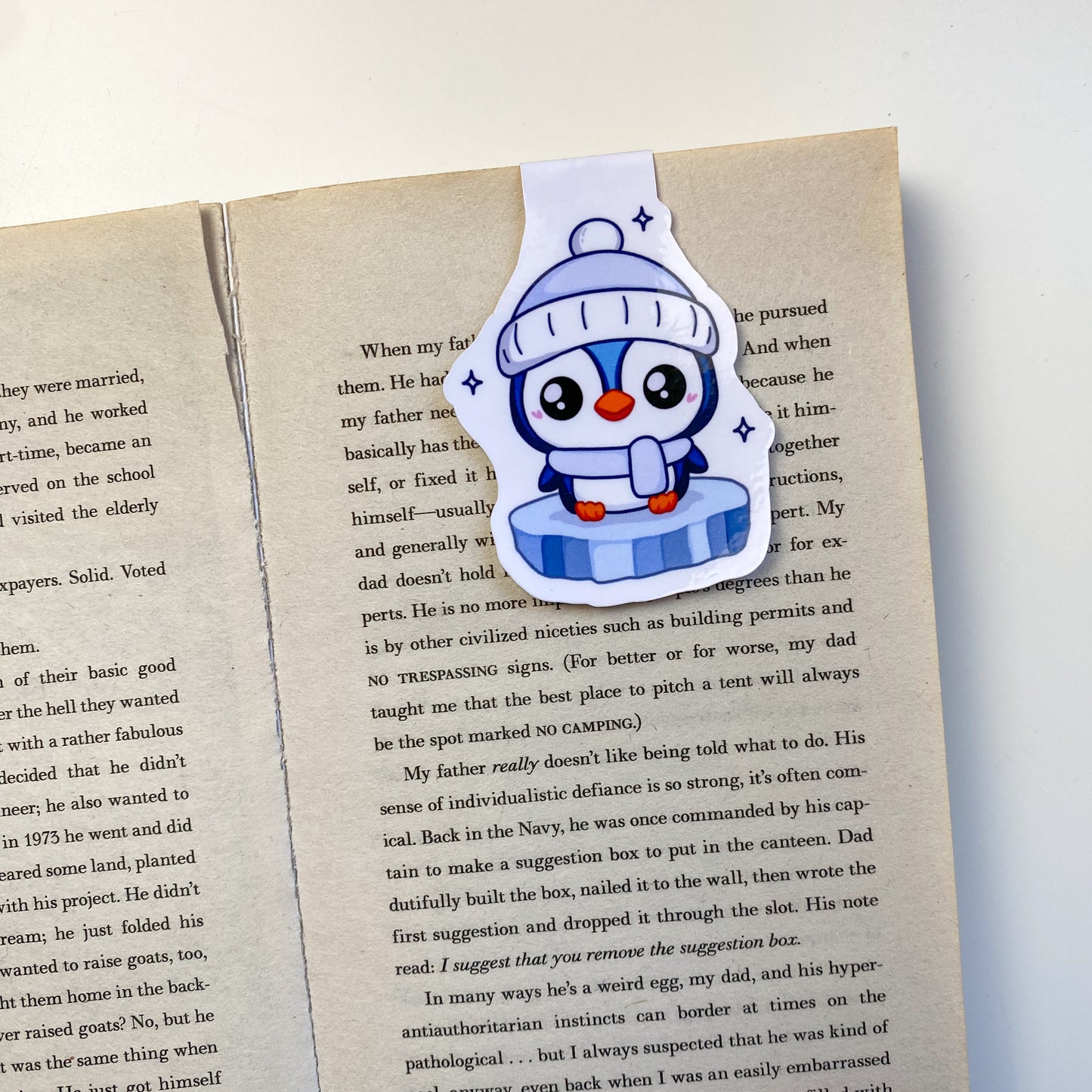 Magnetic Bookmark - Picky - Kawaii Penguin