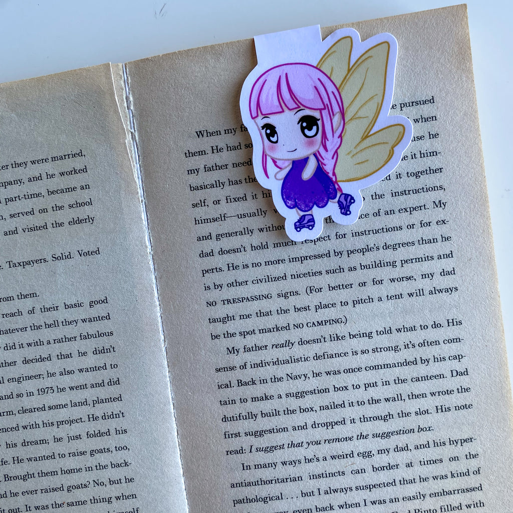 Magnetic Bookmark - Luna Skater - Kawaii Fairy
