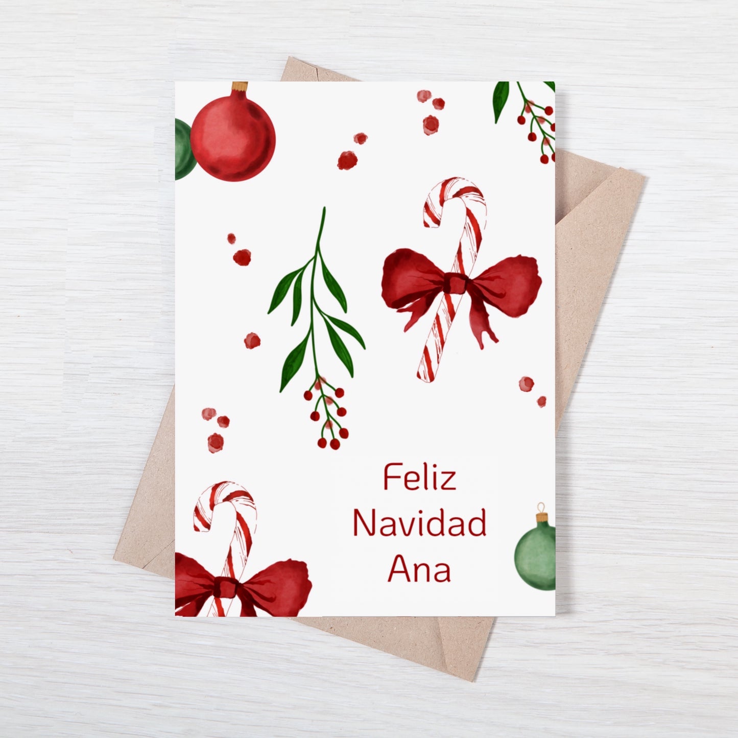 Tarjeta Motivos Navideños