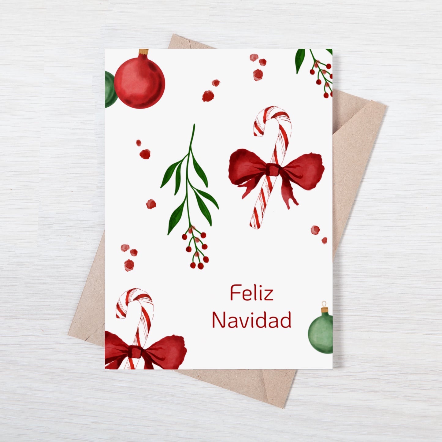 Tarjeta Motivos Navideños