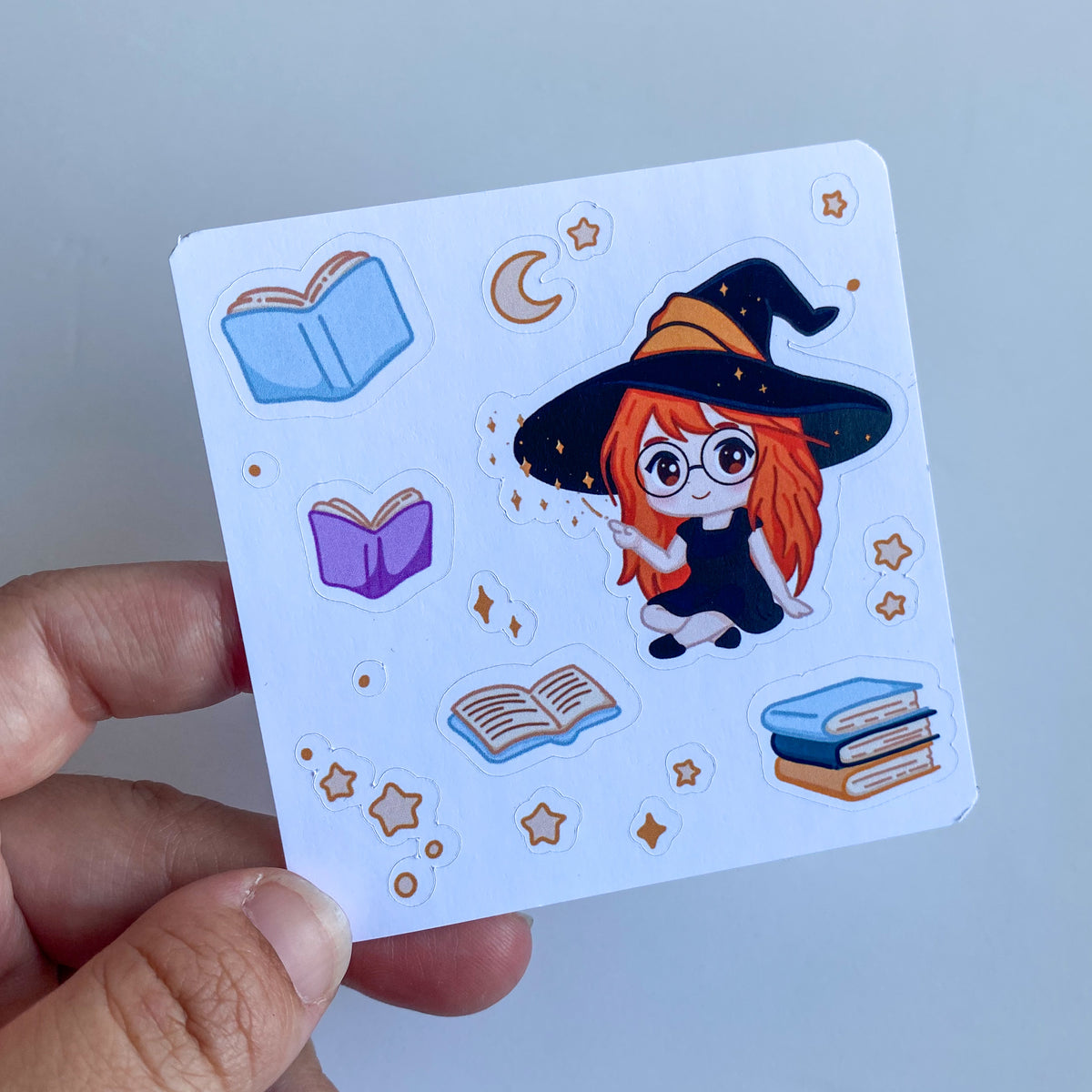Mini Hoja de Pegatinas Kawaii - Páginas Encantadas - Decoración Bullet Journal